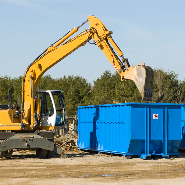 what size residential dumpster rentals are available in Dorchester South Carolina